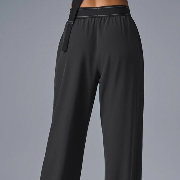 ALO Yoga Black Wide-Leg Pants - Picture 2 of 7